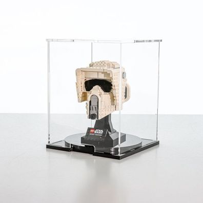 Acryl Vitrine Twister20-20#25 für LEGO® Star Wars™ Scout Trooper™ Helms 75305 T