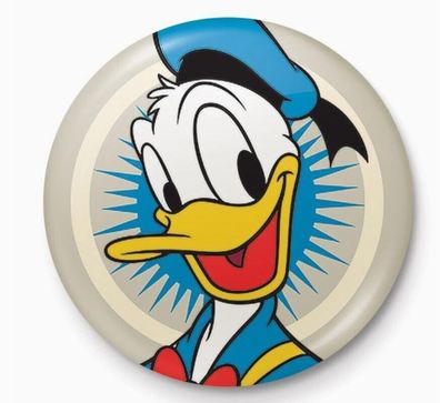 Disney Ansteck-Pin Anstecker Button Ø2,5 cm Micky Maus, Minnie Maus Donald Duck