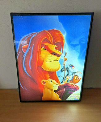 Disney Lichtleinwand Canvas LED König der Löwen 40 x 30 x 5 cm Nachtlicht