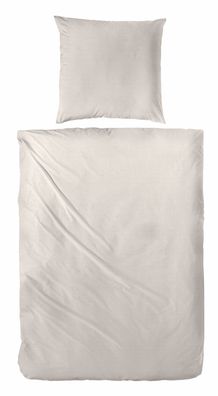 Westminster Biber Bettwäsche 135x200 Karo natur beige 172147-78