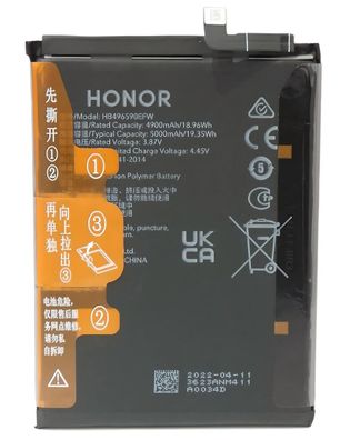 Original Huawei Honor HB496590EFW Akku Für Honor X8 X7 X6 /8S 2020