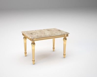 Beistelltisch Schlafzimmer Beistelltisch Klassische Design Möbel Holz Gold Neu