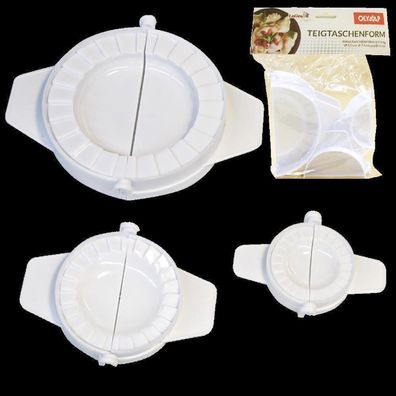 Teigtaschenform für Pelmeni oder Maultaschen Set 3 teilig Durchmesser 5,5 cm 7,5