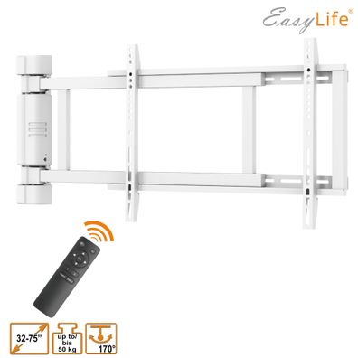 EasyLife - TV Wandhalterung elektrisch schwenkbar, 32 bis 75 Zoll, VESA bis 600x40