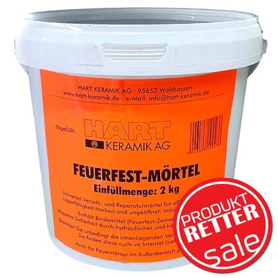 AKTION - Feuerfest-Mörtel 2 kg