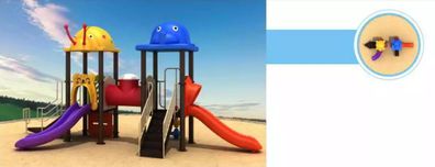 Unterhaltung Für Kinder Dschungel Stil Spielturm Mit Rutsche Spielplätze