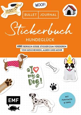 Bullet Journal Stickerbuch - Hundeglück,