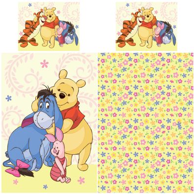 Winnie the Pooh Baby / Kleinkind Freunde Bettwäsche Linon / Renforcé