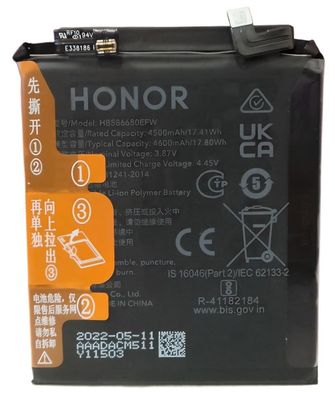 Original Huawei Honor HB586680EFW Akku Für Magic 4 Pro 4600mAh