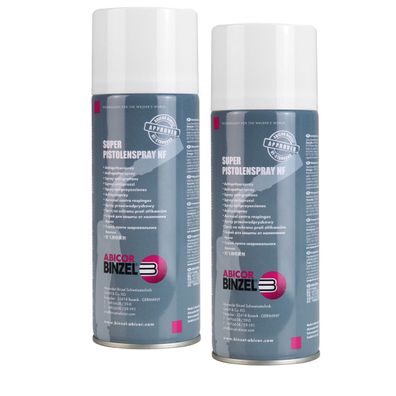 ABICOR BINZEL Super Pistolenspray NF 2er Set je 400 ml Schweißschutzspray