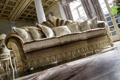 Design Sofa Couch Polster Sofas Couchen Sitz Klassisch Textil 3 Sitz Dreisitzer