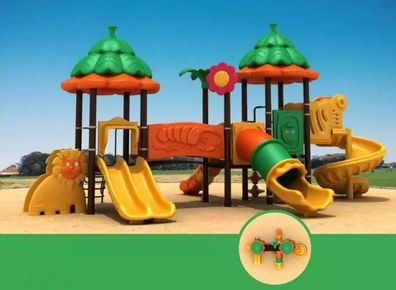 Spielbereich Für Kinder Dschungel Spielplatz Spielturm Rutsche Spielplätze