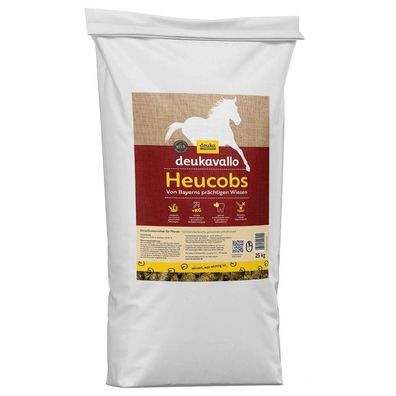 Deukavallo Heucobs 25 kg Pferdefutter aus getrocknetem Wiesengras