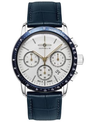 Zeppelin Herren-Armbanduhr Chronograph New York Blau 8878-1