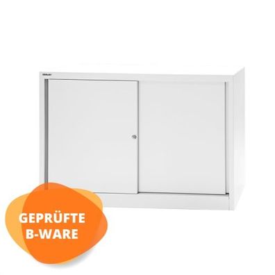 Bisley ECO Schiebetürenschrank für 2 OH • Aktenschrank 1.200 mm Breit