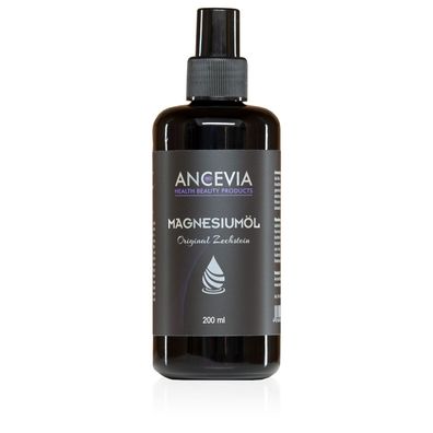 ANCEVIA® Magnesiumöl 200ml – 100% Zechstein Magnesiumchlorid, Sprühflasche