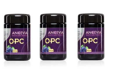 Ancevia OPC Traubenkernextrakt 2er Set + 1 Gratis – 180 Kapseln, 200 mg