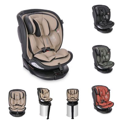 Lorelli Kindersitz Estate i-Size (40-150cm) Isofix, Stützbein, Sitz 360° drehbar