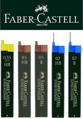 FABER Castell Druckbleistift Minen Feinminen Super-Polymer Bleistiftmine Auswahl