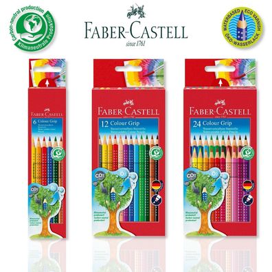 Faber Castell Colour GRIP Buntstifte 6er 12er 24er 36er Set Malstifte Farbstifte