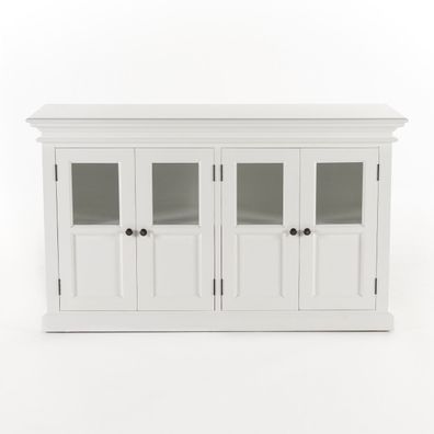 Sideboard Halifax mit 4 Glastéren, 145 cm 145x50x85 cm