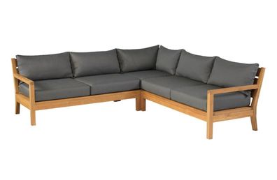 Gartenecksofa St. Peter mit Kissen 238x238x80 cm