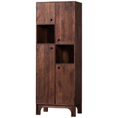 Schrank Staes aus Mangoholz, Braun 75x45x210 cm