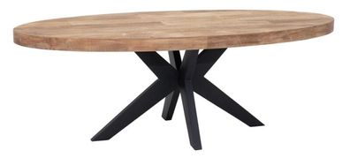 Esstisch Darwin aus recyceltem Teakholz, 220 cm 220x105x77 cm