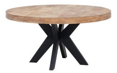 Esstisch Darwin aus recyceltem Teakholz, ß 150 cm 150x150x77 cm