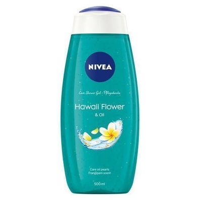 Nivea Hawaii Blumen & Ölpflege Duschgel, 500ml - Pflegendes Duscherlebnis