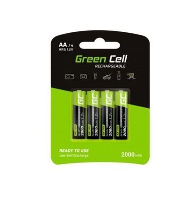 Green Cell Akkus AA HR6 2000 mAh - 4er Set