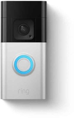 Ring Battery Doorbell Plus - Satin Nickel