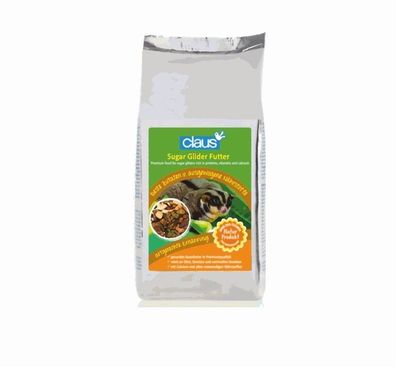 Sugar Glider Futter Spezialfutter Gleitbeutler 750 g - mit Blütenpollen Honig Obst H