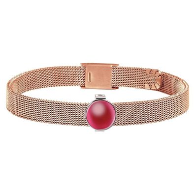 Bronze bracelet with red pendant Sensazioni SAJT59