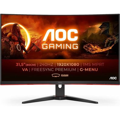 AOC Monitor C32G2ZE 31,5 curved (C32G2ZE BK)