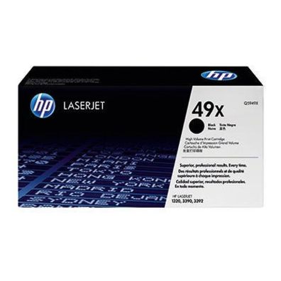 HP Cartridge No 49X HP49X HP 49X Black Schwarz (Q5949X)