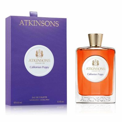 Atkinsons California Poppy Eau de Toilette 100ml Spray