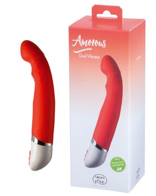 MINDS OF LOVE Amorous Dual Vibrator red