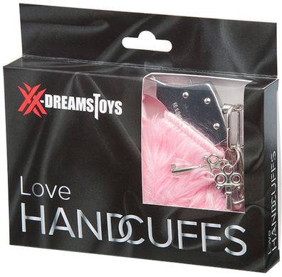 XXdreamSToys Liebes-Handschellen m. Plüsch pink