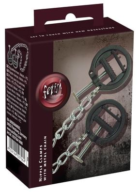 Nipple Clamps with Metal Chain