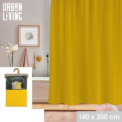 Urban Living Duschvorhang BARNEY&acute; Dusch-Vorhang 153316 gelb