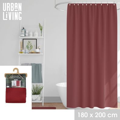 Urban Living Duschvorhang "SCARLETT" Dusch-Vorhang 153305 rot