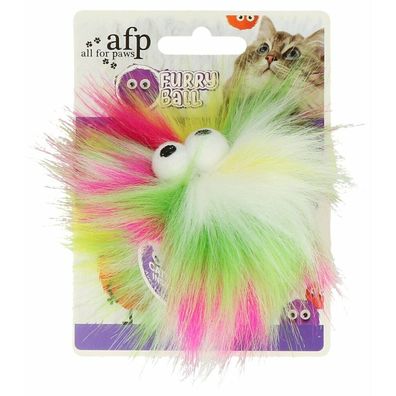 AFP Furry Fluffy Ball Yellow