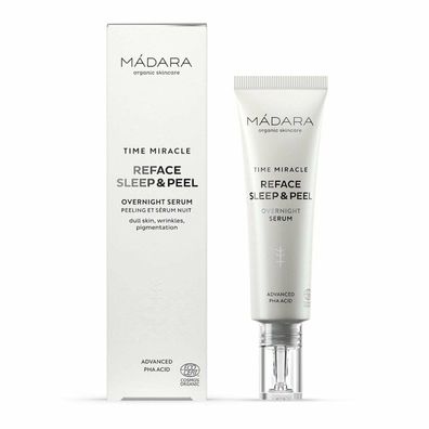 Mádara - Time Miracle Reface Sleep y Peel Overnight Serum 30ml