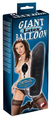 Black Giant Latex Balloon