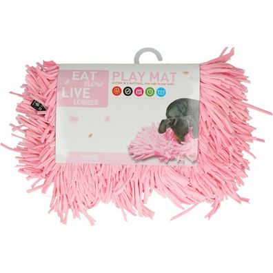 Eat Slow Live Longer Play Mat Pink