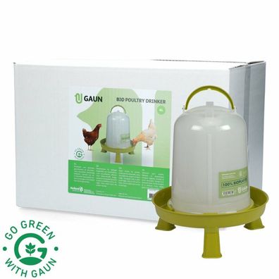 Geflügel Tränke 8 l Bio green lemon mit Ständer