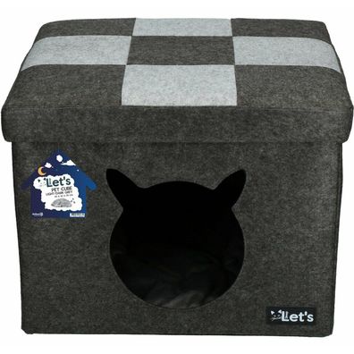 Let's sleep Pet Cube helles/dunkelgrau