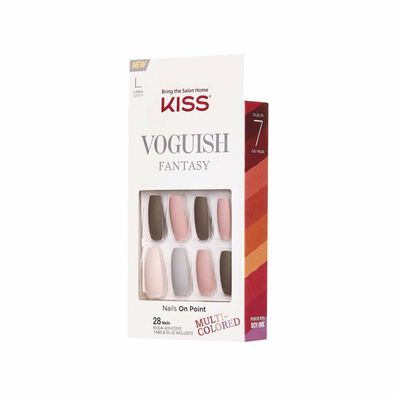 Adhesive nails Voguish Fantasy Nails Chilllout 28 pcs