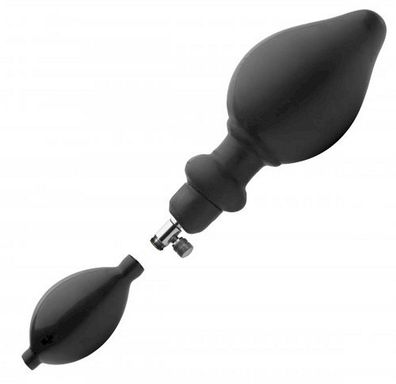 Aufblasbarer Buttplug mit entfernbarer Pumpe